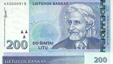 200 litų banknotas