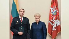 Prezidentės apdovanotas ugniagesys Aurelijus Lipinskas