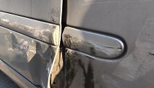 Kauno Girčiupio gatvėje apgadinta &bdquo;Toyota&ldquo;