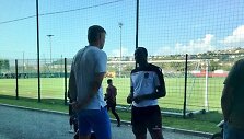 Edgaras Jankauskas ir Patrickas Vieira