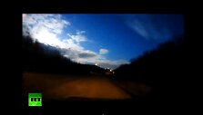 Rusijos Murmansko miesto gyventojai vir&scaron; miesto užfiksavo meteorito sprogimą.