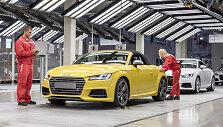 Naujo &bdquo;Audi TT&ldquo; kabrioleto gamybos linija