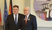 Linas Linkevičius ir Vincas Bartusevičius