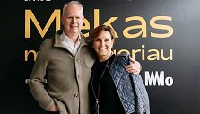&bdquo;&Scaron;vyturys-Utenos alus&ldquo; vadovas Rolandas Vir&scaron;ilas su žmona Aukse Vir&scaron;iliene