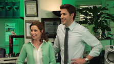 Jenna Fischer ir Johnas Krasinski