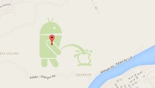 &bdquo;Google&ldquo; robotas &scaron;lapinasi ant &bdquo;Apple&ldquo; logotipo