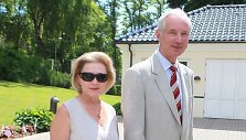 Adolfas &Scaron;leževičius su žmona Janina 