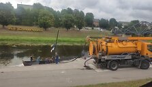 Vanduo i&scaron; vytinės buvo i&scaron;pumpuotas