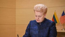 Prezidentė pagerbė velionio JAV prezidento G.H.W.Busho atminimą