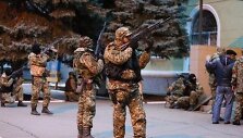 &bdquo;Žali žmogeliukai&ldquo; Rytų Ukrainoje