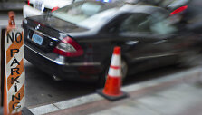 Neleistinoje vietoje pastatytas automobilis