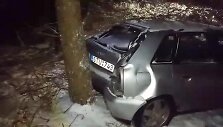 namo-vyke-pareigunai-aptiko-apvirtusi-automobili-su-galimai-neblaiviu-vairuotoju