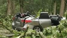 Akademijoje suniokotas automobilis
