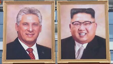 Miguelis Diazas-Canelis ir Kim Jong Unas