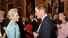 Monako princesė Charlene (kairėje), princas Williamas ir Kembridžo hercogienė Catherine Middleton