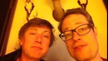Stefan Kaegi ir J&ouml;rg Karrenbauer ( "Rimini Protokoll") siunčia video linkėjimus Lietuvos publikai