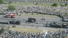 Rusijoje apvirto parade dalyvavęs istorinis tankas