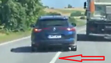 Nežymėtas policijos automobilis &bdquo;Renault&ldquo;