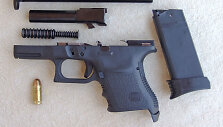 Sudėtinės pistoleto &bdquo;Glock-30&ldquo; dalys