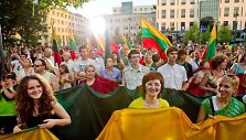 2014 metų Tauti&scaron;kos giesmės aplink pasaulį dalyviai