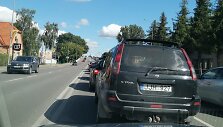 Spūstis įvykio vietoje Tilžės gatvėje