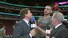 Jonas Valančiūnas ir NBA žurnalistai