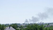 Dūmai vir&scaron; Slovjansko