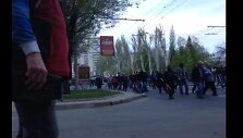 Donecke diversantai užpuolė patriotus