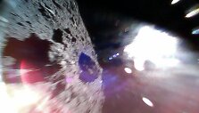 MINERVA-II1 &scaron;uoliuojančio asteroideigio užfiksuota asteroido nuotrauka