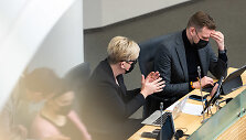 Ingrida &Scaron;imonytė ir Gabrielius Landsbergis