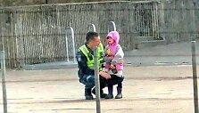 Vilniuje pasiklydusią mergaitę nuramino policininkas