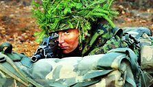 Bazinių karinių mokymų metu Rukloje