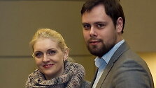 Rūta &Scaron;čiogolevaitė su vyru Rolandu Damijonaičiu