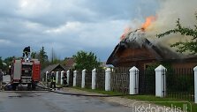 Kavinės gaisras Kėdainiuose