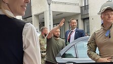 Volodymyras Zelenskis Vilniaus Pilies gatvėje