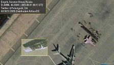 Saratovo aerodrome rusai savo strateginius bombone&scaron;ius Tu-95 saugo automobilių padangomis