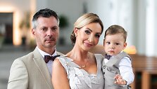 Gerdos ir Andriaus Žemaičių sūnaus Nikolo krik&scaron;tynų akimirkos