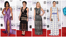 &bdquo;People's Choice&ldquo; apdovanojimų svečiai (i&scaron; kairės): Christina Milian, Lucy Hale, Claire Danes, Troian Bellisario ir Frankie Grande