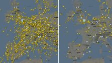 Skrydžių sumažėjimas Europoje