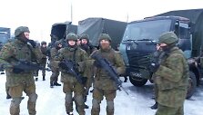 Policijos ir kariuomenės pratybos Tel&scaron;iuose