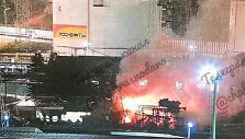 Gaisras &bdquo;Rosneft&ldquo; gamykloje