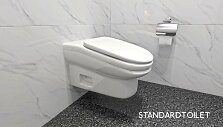 &bdquo;Standard Toilet&ldquo; unitazas specialiai pagamintas taip, kad ant jo sėdėti būtų nepatogu