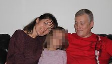 Loreta ir Audrius Da&scaron;kevičiai su mažąja Lija