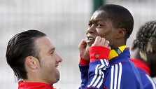 Mathieu Valbuena ir Djibrilas Cisse