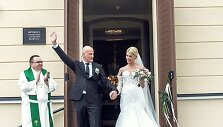 Ievos Jotkėlaitės ir Juozo Tubino vestuvių akimirka