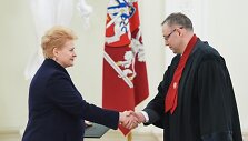 Prezidentė priima naujojo generalinio prokuroro pavaduotojo Ž. Radi&scaron;ausko priesaiką.