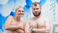 Skaiva Jasevičiūtė su kolega Gintu