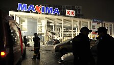 Rygoje įgriuvo &bdquo;Maxima&ldquo; prekybos centro stogas