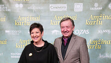 Larisa Kalpokaitė ir Jonas Bra&scaron;kys