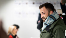 Tomas Vytautas Raskevičius balsuoja savivaldybių tarybų ir merų rinkimuose